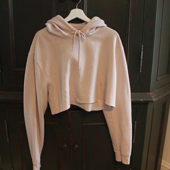 Cropped Pink Hoodie - Picture 2 of 4